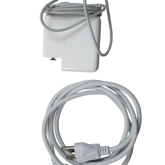 Apple AC MacBook Pro Adapter Replacement Wall Charger White w/ Power Code Cable - Picture 1 of 6